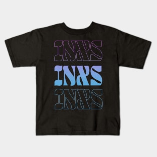 INXS // Typography Fan Art Design Kids T-Shirt